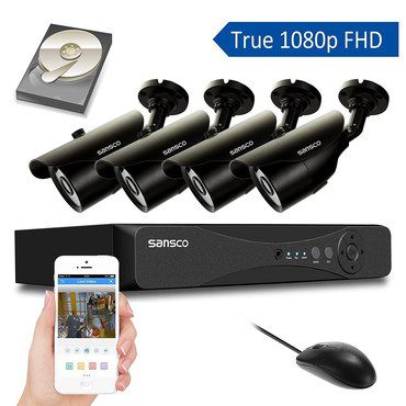 Buy SANSCO Now All In One Smart White CCTV Kit